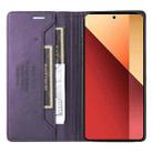 For Redmi Note 13 Pro 4G GQUTROBE G01 RFID Anti-theft Leather Phone Case(Purple) - 3