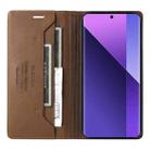 For Redmi Note 13 Pro+ GQUTROBE G01 RFID Anti-theft Leather Phone Case(Brown) - 3