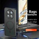 For Honor Magic7 Lite / X60 Pro Armor MagSafe Precise Hole PC Hybrid TPU Phone Case(Frosted Black) - 2