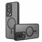For Honor GT Armor MagSafe Precise Hole PC Hybrid TPU Phone Case(Frosted Black) - 1