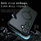 For Samsung Galaxy S24 FE 5G Armor MagSafe Precise Hole PC Hybrid TPU Phone Case(Frosted Black) - 3