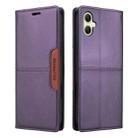 For Samsung Galaxy A05 GQUTROBE G01 RFID Anti-theft Leather Phone Case(Purple) - 2