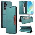 For Samsung Galaxy A16 GQUTROBE G01 RFID Anti-theft Leather Phone Case(Green) - 1