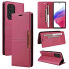 For Samsung Galaxy A23 5G GQUTROBE G01 RFID Anti-theft Leather Phone Case(Red) - 1