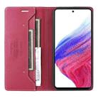 For Samsung Galaxy A23 5G GQUTROBE G01 RFID Anti-theft Leather Phone Case(Red) - 3