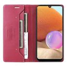 For Samsung Galaxy A32 4G GQUTROBE G01 RFID Anti-theft Leather Phone Case(Red) - 3