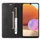 For Samsung Galaxy A32 4G GQUTROBE G01 RFID Anti-theft Leather Phone Case(Black) - 3