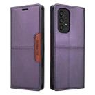 For Samsung Galaxy A33 5G GQUTROBE G01 RFID Anti-theft Leather Phone Case(Purple) - 2