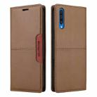 For Samsung Galaxy A50 GQUTROBE G01 RFID Anti-theft Leather Phone Case(Brown) - 2