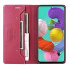 For Samsung Galaxy A51 4G GQUTROBE G01 RFID Anti-theft Leather Phone Case(Red) - 3
