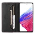 For Samsung Galaxy A73 5G GQUTROBE G01 RFID Anti-theft Leather Phone Case(Black) - 3