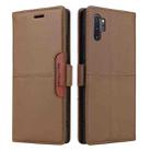 For Samsung Galaxy Note10+ GQUTROBE G01 RFID Anti-theft Leather Phone Case(Brown) - 2