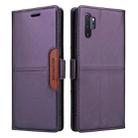 For Samsung Galaxy Note10+ GQUTROBE G01 RFID Anti-theft Leather Phone Case(Purple) - 2