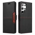 For Samsung Galaxy S22 Ultra 5G GQUTROBE G01 RFID Anti-theft Leather Phone Case(Black) - 2