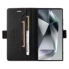 For Samsung Galaxy S22 Ultra 5G GQUTROBE G01 RFID Anti-theft Leather Phone Case(Black) - 3