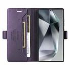 For Samsung Galaxy S22 Ultra 5G GQUTROBE G01 RFID Anti-theft Leather Phone Case(Purple) - 3