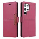 For Samsung Galaxy S23 Ultra 5G GQUTROBE G01 RFID Anti-theft Leather Phone Case(Red) - 2