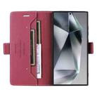 For Samsung Galaxy S23 Ultra 5G GQUTROBE G01 RFID Anti-theft Leather Phone Case(Red) - 3