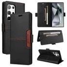 For Samsung Galaxy S23 Ultra 5G GQUTROBE G01 RFID Anti-theft Leather Phone Case(Black) - 1