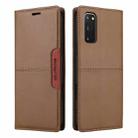 For Samsung Galaxy S20 FE GQUTROBE G01 RFID Anti-theft Leather Phone Case(Brown) - 2