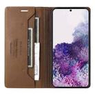 For Samsung Galaxy S20 FE GQUTROBE G01 RFID Anti-theft Leather Phone Case(Brown) - 3