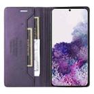 For Samsung Galaxy S20 FE GQUTROBE G01 RFID Anti-theft Leather Phone Case(Purple) - 3