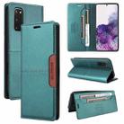 For Samsung Galaxy S20 FE GQUTROBE G01 RFID Anti-theft Leather Phone Case(Green) - 1