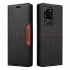 For Samsung Galaxy S20 Ultra GQUTROBE G01 RFID Anti-theft Leather Phone Case(Black) - 2
