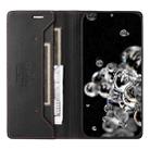 For Samsung Galaxy S20 Ultra GQUTROBE G01 RFID Anti-theft Leather Phone Case(Black) - 3