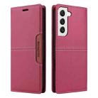 For Samsung Galaxy S21 5G GQUTROBE G01 RFID Anti-theft Leather Phone Case(Red) - 2