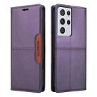 For Samsung Galaxy S21 Ultra 5G GQUTROBE G01 RFID Anti-theft Leather Phone Case(Purple) - 2