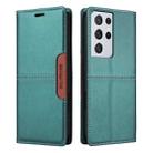 For Samsung Galaxy S21 Ultra 5G GQUTROBE G01 RFID Anti-theft Leather Phone Case(Green) - 2