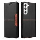 For Samsung Galaxy S21 FE 5G GQUTROBE G01 RFID Anti-theft Leather Phone Case(Black) - 2