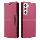 For Samsung Galaxy S21+ 5G GQUTROBE G01 RFID Anti-theft Leather Phone Case(Red) - 2