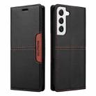 For Samsung Galaxy S21+ 5G GQUTROBE G01 RFID Anti-theft Leather Phone Case(Black) - 2