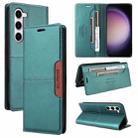For Samsung Galaxy S23+ 5G GQUTROBE G01 RFID Anti-theft Leather Phone Case(Green) - 1