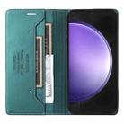For Samsung Galaxy S24 FE 5G GQUTROBE G01 RFID Anti-theft Leather Phone Case(Green) - 3