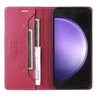 For Samsung Galaxy S24+ 5G GQUTROBE G01 RFID Anti-theft Leather Phone Case(Red) - 3