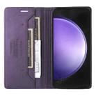 For Samsung Galaxy S24+ 5G GQUTROBE G01 RFID Anti-theft Leather Phone Case(Purple) - 3