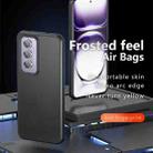 For OPPO Reno12 Global Armor Big Pore PC Hybrid TPU Phone Case(Frosted Black) - 2