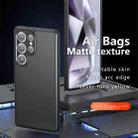 For Samsung Galaxy S25 Ultra 5G Armor Precise Hole PC Hybrid TPU Phone Case(Frosted Black) - 2