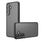 For Samsung Galaxy S25 5G Armor Precise Hole PC Hybrid TPU Phone Case(Transparent) - 1