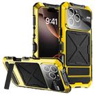 For iPhone 16 Pro Max R-JUST Life Waterproof Dustproof Shockproof Phone Case(Yellow) - 1