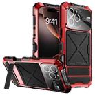 For iPhone 16 Pro R-JUST Life Waterproof Dustproof Shockproof Phone Case(Red) - 1