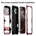 For iPhone 16 Pro R-JUST Life Waterproof Dustproof Shockproof Phone Case(Red) - 3