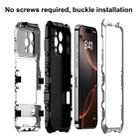 For iPhone 16 Pro R-JUST Life Waterproof Dustproof Shockproof Phone Case(Silver) - 3