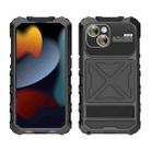 For iPhone 15 Plus R-JUST Life Waterproof Dustproof Shockproof Phone Case(Black) - 2