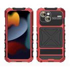 For iPhone 15 Plus R-JUST Life Waterproof Dustproof Shockproof Phone Case(Red) - 2