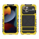 For iPhone 15 R-JUST Life Waterproof Dustproof Shockproof Phone Case(Yellow) - 2