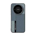 For Huawei Mate 60 ABEEL 6D Micro Relief MagSafe Magnetic Phone Case(Carbon Fiber Blue) - 2